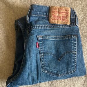 Mens Dark Blue Levi’s jeans 514 30x30